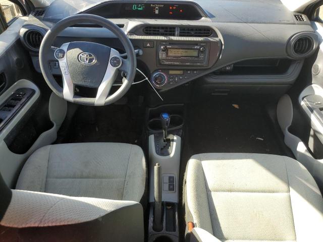 JTDKDTB35D1046526 - 2013 TOYOTA PRIUS C SILVER photo 8