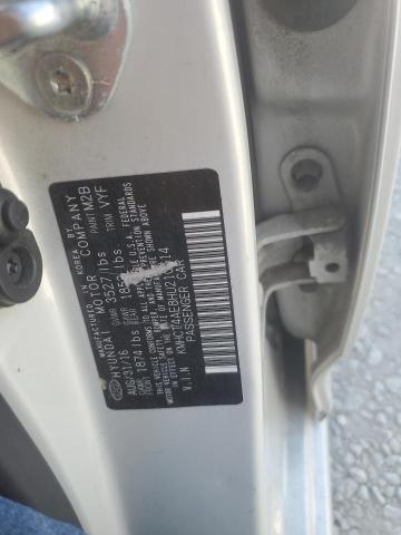 KMHCT4AE8HU210514 - 2017 HYUNDAI ACCENT SE WHITE photo 12