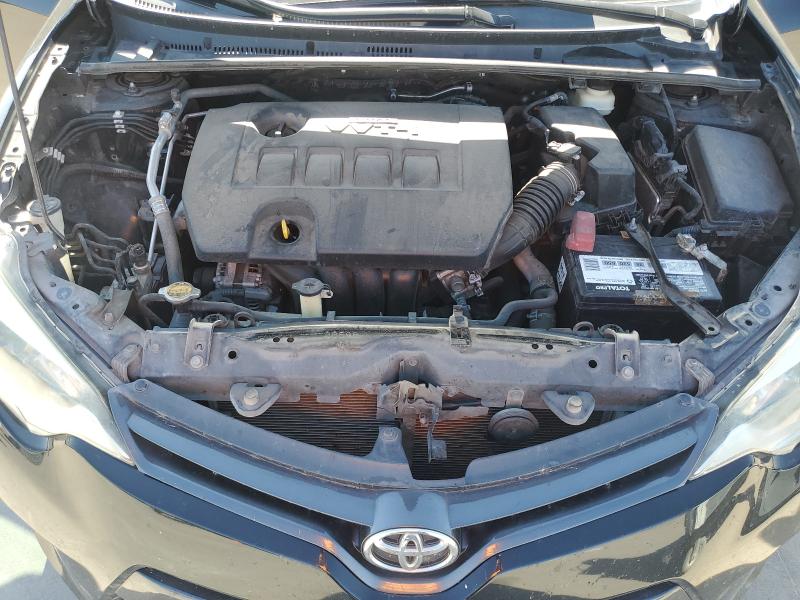 5YFBURHE4GP554028 - 2016 TOYOTA COROLLA L BLACK photo 11