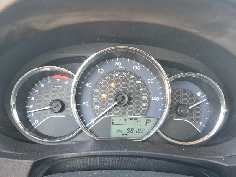 5YFBURHE4GP554028 - 2016 TOYOTA COROLLA L BLACK photo 9