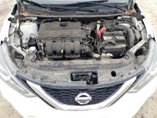 3N1AB7AP5HY308420 - 2017 NISSAN SENTRA S WHITE photo 11