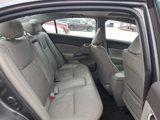 19XFB2F96CE026166 - 2012 HONDA CIVIC EXL ნაცრისფერი ფოტო 10