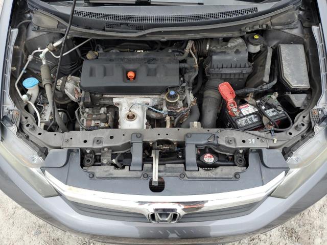 19XFB2F96CE026166 - 2012 HONDA CIVIC EXL ნაცრისფერი ფოტო 11