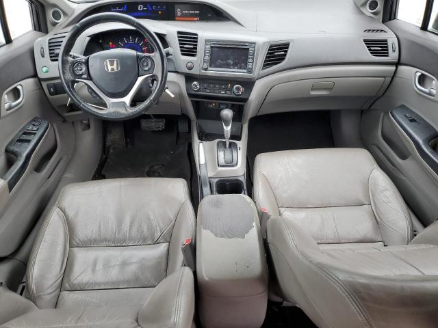 19XFB2F96CE026166 - 2012 HONDA CIVIC EXL ნაცრისფერი ფოტო 8