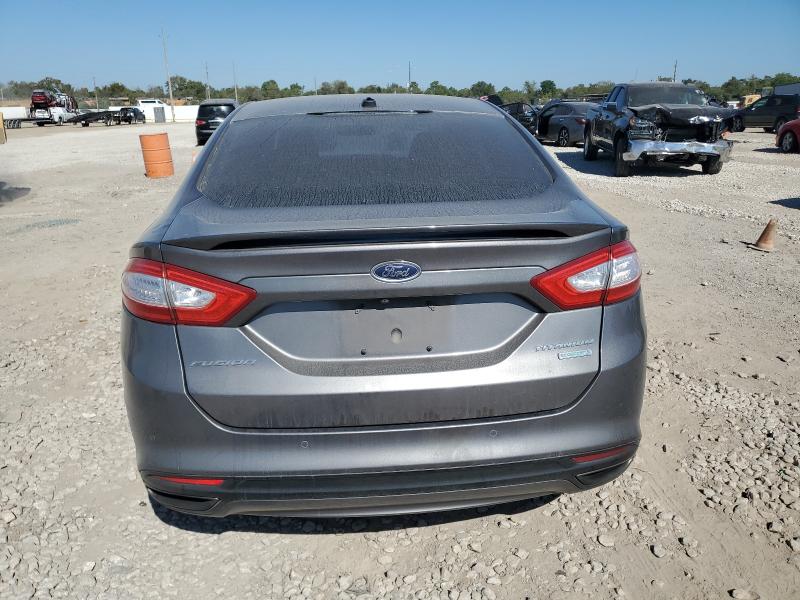 3FA6P0K99DR307017 - 2013 FORD FUSION TITANIUM GRAY photo 6