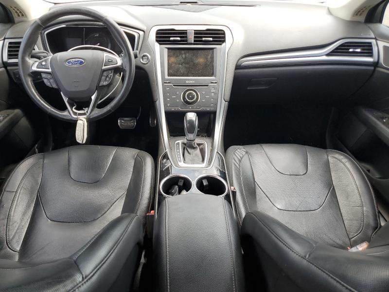 3FA6P0K99DR307017 - 2013 FORD FUSION TITANIUM GRAY photo 8