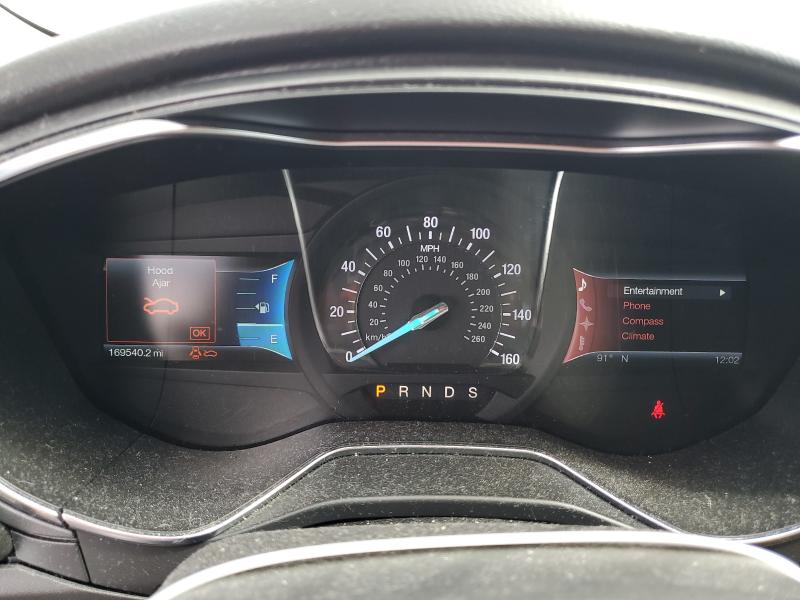 3FA6P0K99DR307017 - 2013 FORD FUSION TITANIUM GRAY photo 9