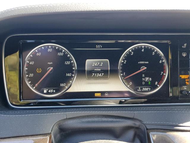 WDDUG8FB2EA028412 - 2014 MERCEDES-BENZ S 550 4MATIC SILVER photo 9