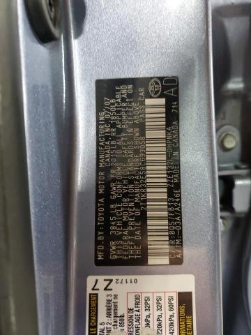 2T1KR32E58C693058 - 2008 TOYOTA COROLLA MA XR BLUE photo 13