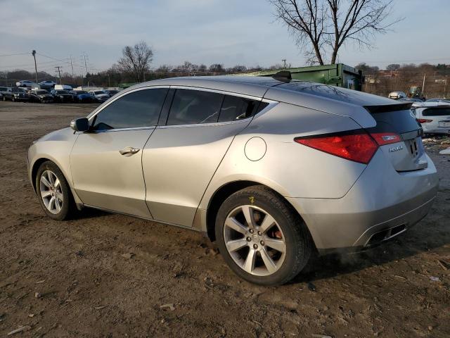 2HNYB1H4XAH502533 - 2010 ACURA ZDX TECHNOLOGY SILVER photo 2