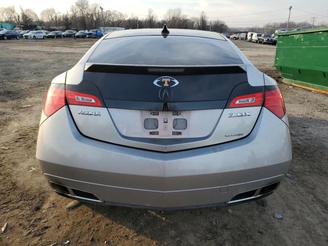 2HNYB1H4XAH502533 - 2010 ACURA ZDX TECHNOLOGY SILVER photo 6