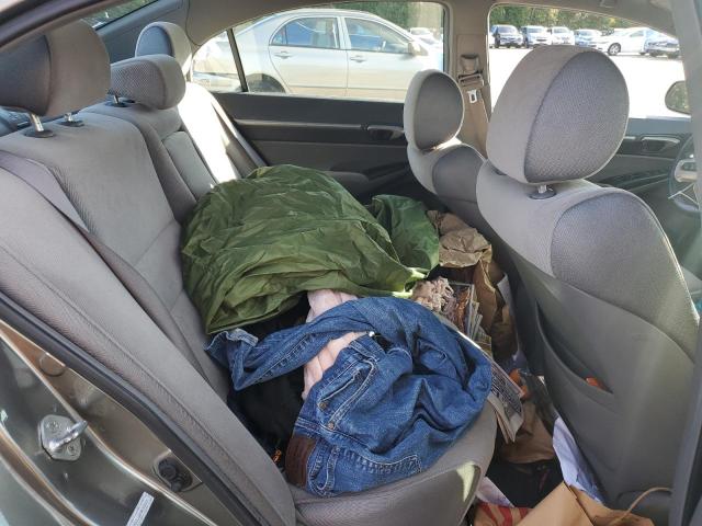 2HGFA16818H302254 - 2008 HONDA CIVIC EX GRAY photo 10