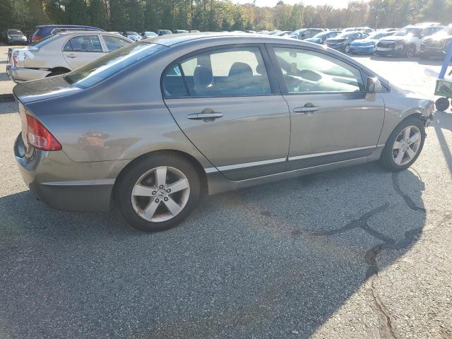 2HGFA16818H302254 - 2008 HONDA CIVIC EX GRAY photo 3
