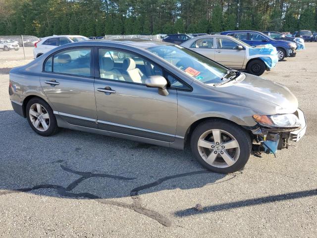 2HGFA16818H302254 - 2008 HONDA CIVIC EX GRAY photo 4