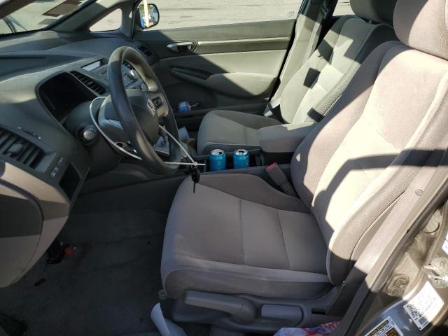 2HGFA16818H302254 - 2008 HONDA CIVIC EX GRAY photo 7