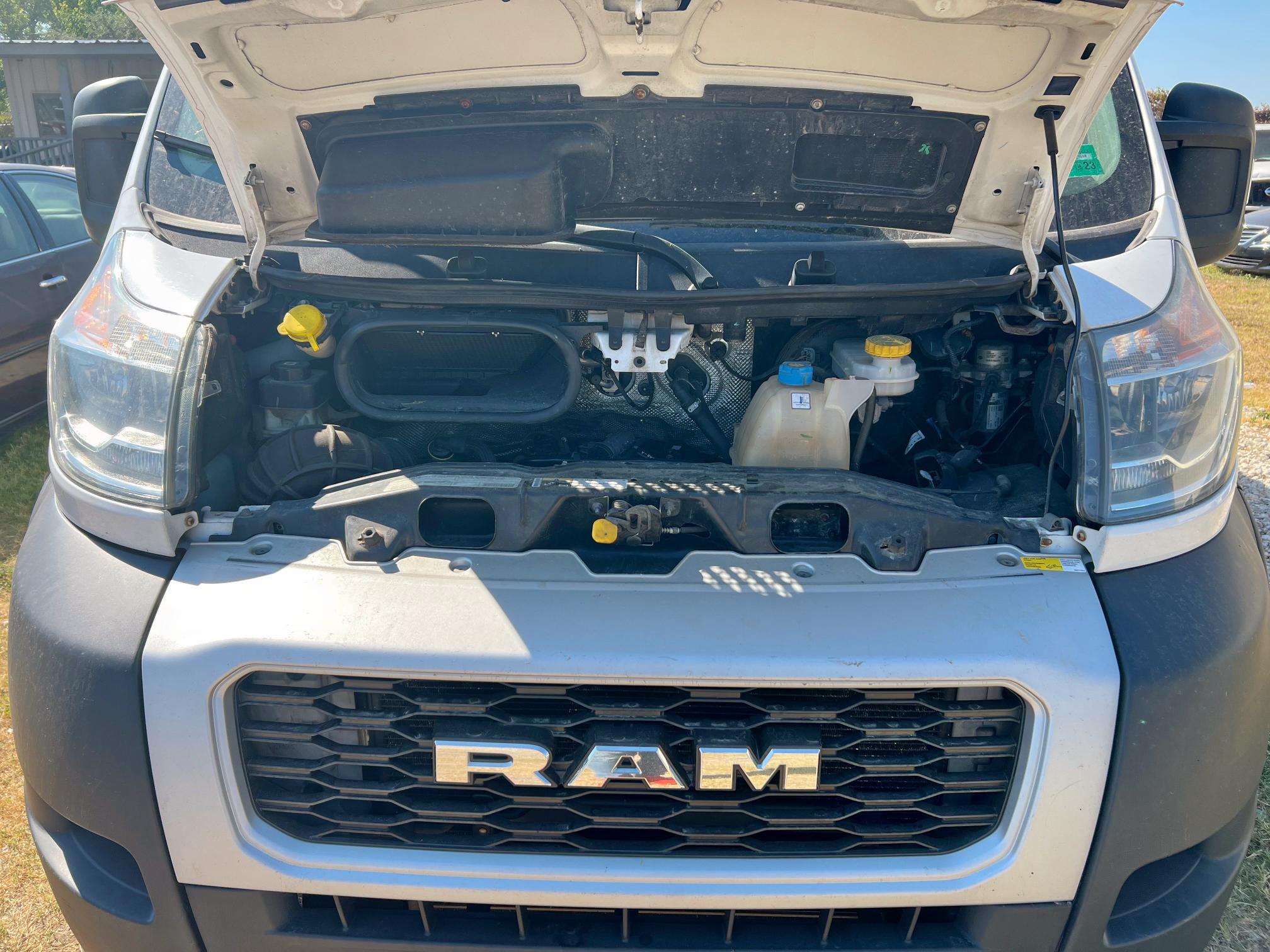 3C6TRVDG2KE505613 - 2019 RAM PROMASTER 2500 HIGH Weiß Foto 7