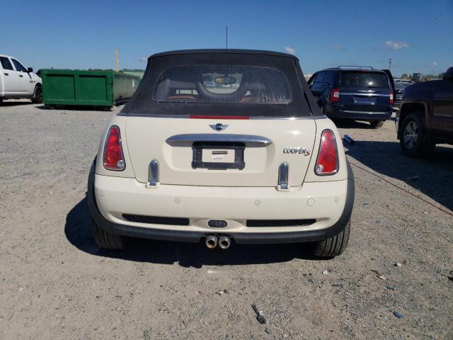 WMWRH33518TU80498 - 2008 MINI COOPER S WHITE photo 6