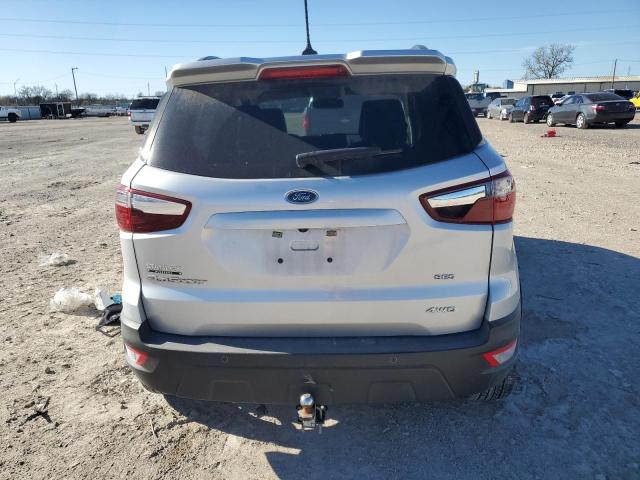 MAJ6S3JL9KC308239 - 2019 FORD ECOSPORT SES SILVER photo 6