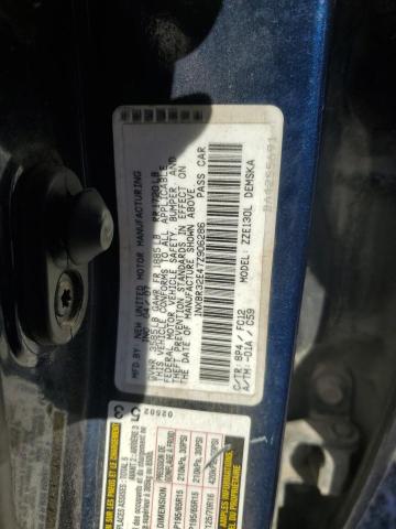 1NXBR32E47Z906286 - 2007 TOYOTA COROLLA CE 蓝色 照片 12