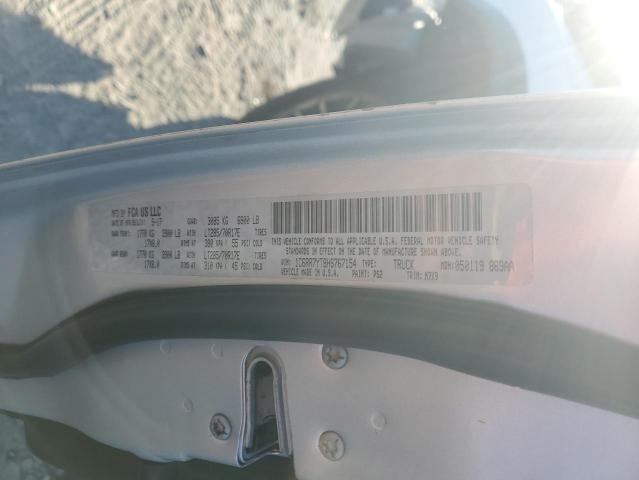 1C6RR7YT8HS767154 - 2017 RAM 1500 REBEL SILVER photo 13