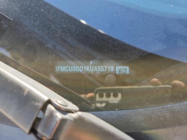 1FMCU0GD1KUA55719 - 2019 FORD ESCAPE SE Қара фото 13