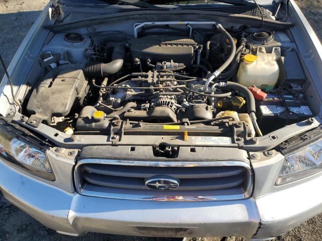 JF1SG65693H700941 - 2003 SUBARU FORESTER 2.5XS Արծաթագույն լուսանկար 11
