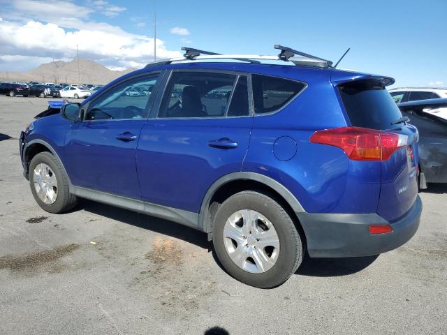 2T3ZFREV3FW220865 - 2015 TOYOTA RAV4 LE BLUE photo 2