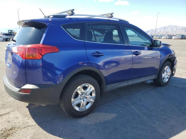 2T3ZFREV3FW220865 - 2015 TOYOTA RAV4 LE BLUE photo 3