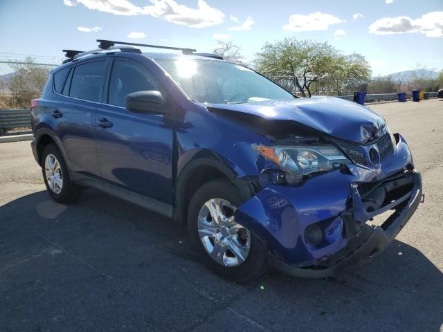 2T3ZFREV3FW220865 - 2015 TOYOTA RAV4 LE BLUE photo 4