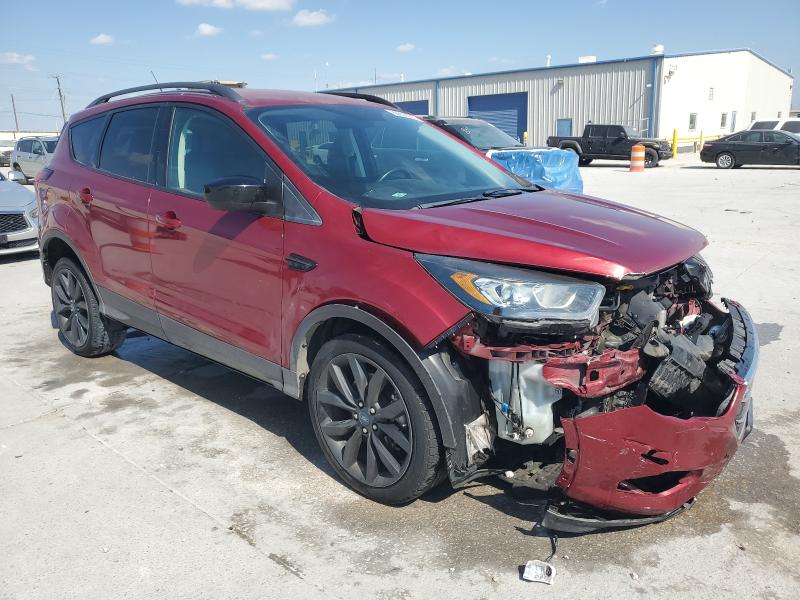 1FMCU9GDXKUA26725 - 2019 FORD ESCAPE SE Темно-червоний фото 4