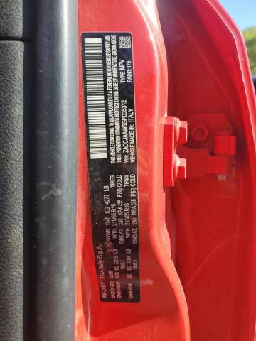 ZACCJAAW5GPD35312 - 2016 JEEP RENEGADE SPORT RED photo 13