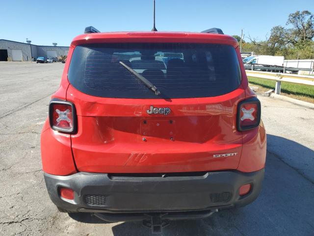 ZACCJAAW5GPD35312 - 2016 JEEP RENEGADE SPORT RED photo 6