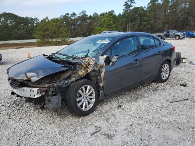 2HGFB2F95CH547160 - 2012 HONDA CIVIC EXL GRAY photo 1