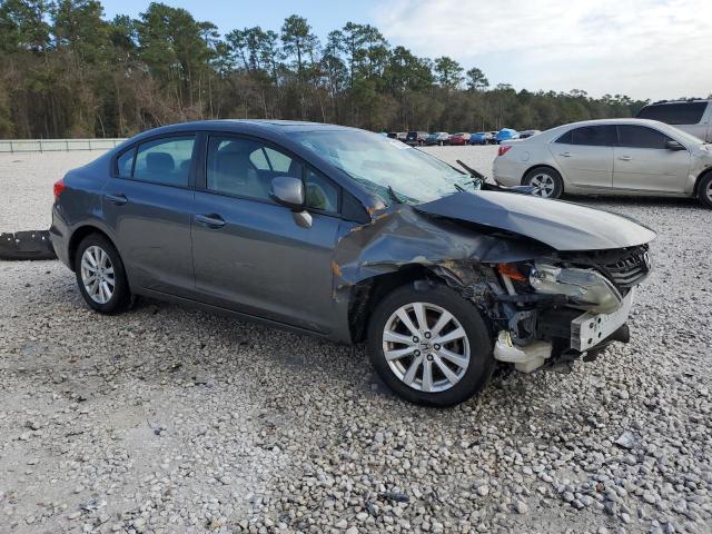 2HGFB2F95CH547160 - 2012 HONDA CIVIC EXL GRAY photo 4