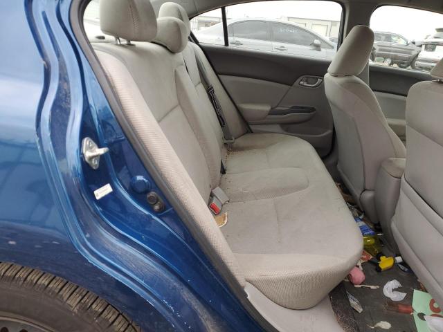 19XFB2F5XCE065419 - 2012 HONDA CIVIC LX BLUE photo 10