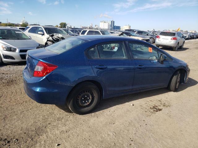 19XFB2F5XCE065419 - 2012 HONDA CIVIC LX BLUE photo 3