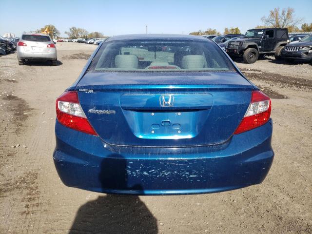 19XFB2F5XCE065419 - 2012 HONDA CIVIC LX BLUE photo 6