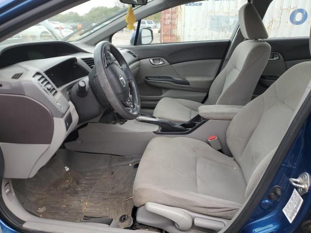 19XFB2F5XCE065419 - 2012 HONDA CIVIC LX BLUE photo 7
