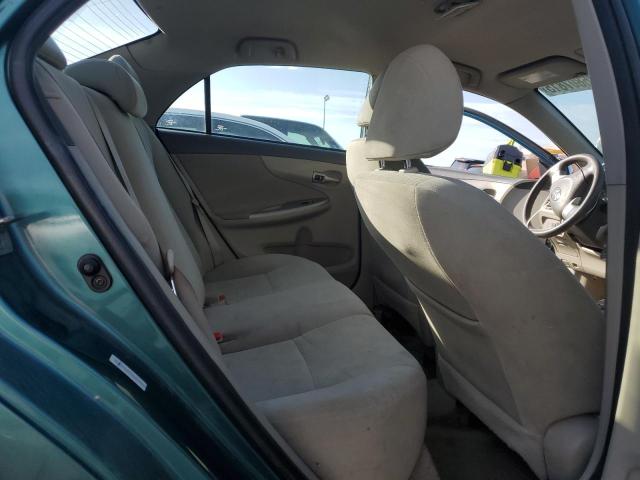 1NXBU4EE8AZ250634 - 2010 TOYOTA COROLLA BASE TEAL photo 10