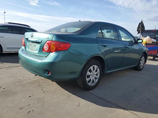 1NXBU4EE8AZ250634 - 2010 TOYOTA COROLLA BASE TEAL photo 3