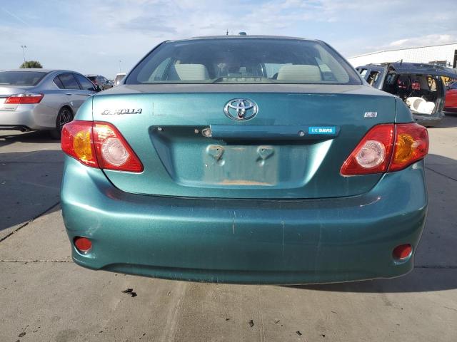 1NXBU4EE8AZ250634 - 2010 TOYOTA COROLLA BASE TEAL photo 6