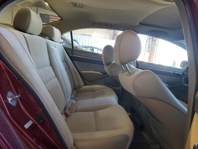 2HGFA16838H532846 - 2008 HONDA CIVIC EX MAROON photo 10