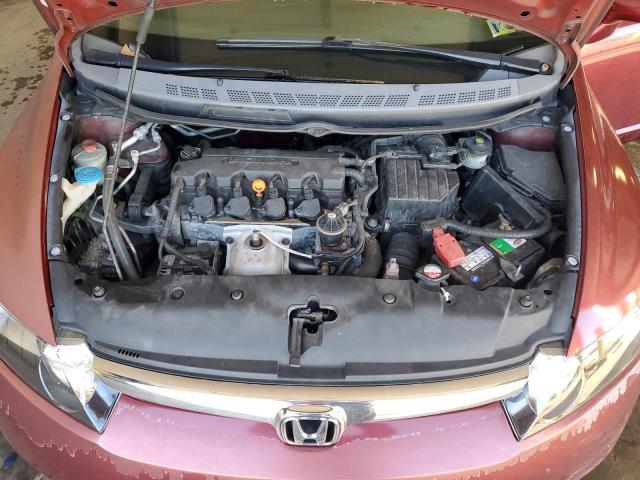 2HGFA16838H532846 - 2008 HONDA CIVIC EX MAROON photo 11