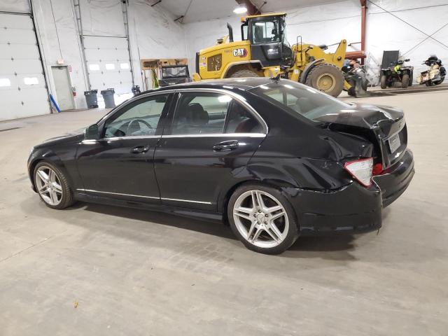 WDDGF54X18F131907 - 2008 MERCEDES-BENZ C 300 Schwarz Foto 2