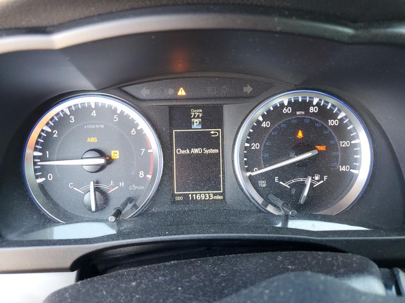 5TDJKRFH4GS290198 - 2016 TOYOTA HIGHLANDER XLE Burdeos foto 9