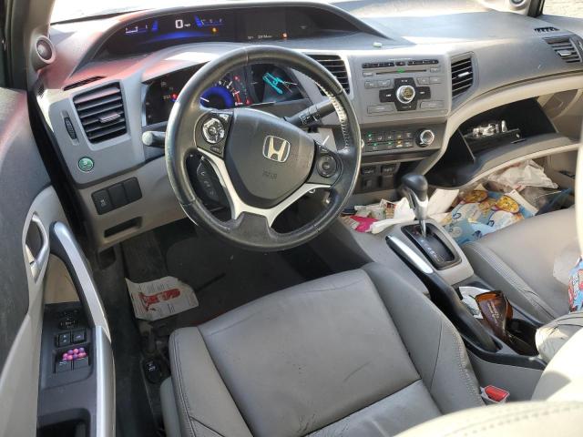 2HGFG3B07CH528754 - 2012 HONDA CIVIC EXL GRAY photo 8