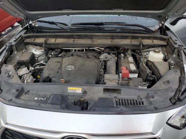 5TDGZRAH2NS103941 - 2022 TOYOTA HIGHLANDER XLE SILVER photo 12