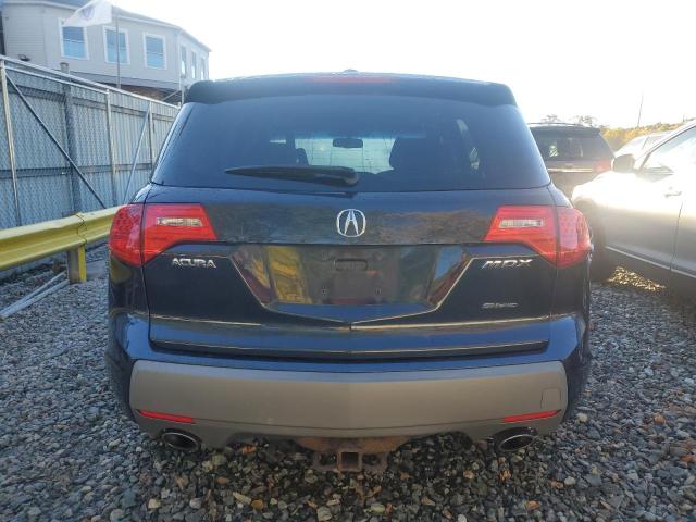 2HNYD28229H525900 - 2009 ACURA MDX BLUE photo 6