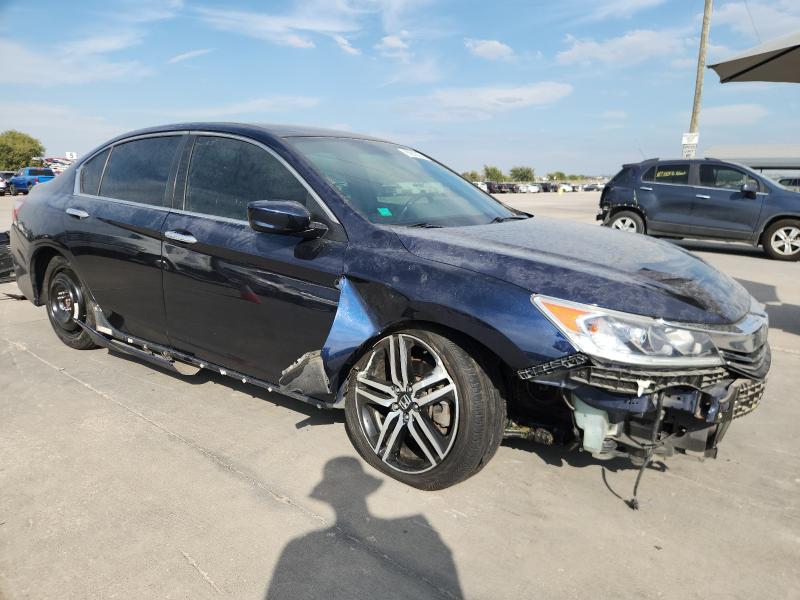 1HGCR2F5XGA092709 - 2016 HONDA ACCORD SPORT أزرق صورة 4