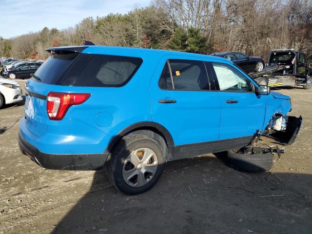 1FM5K8AR6HGC57884 - 2017 FORD EXPLORER POLICE INTERCEPTOR 蓝色 照片 3